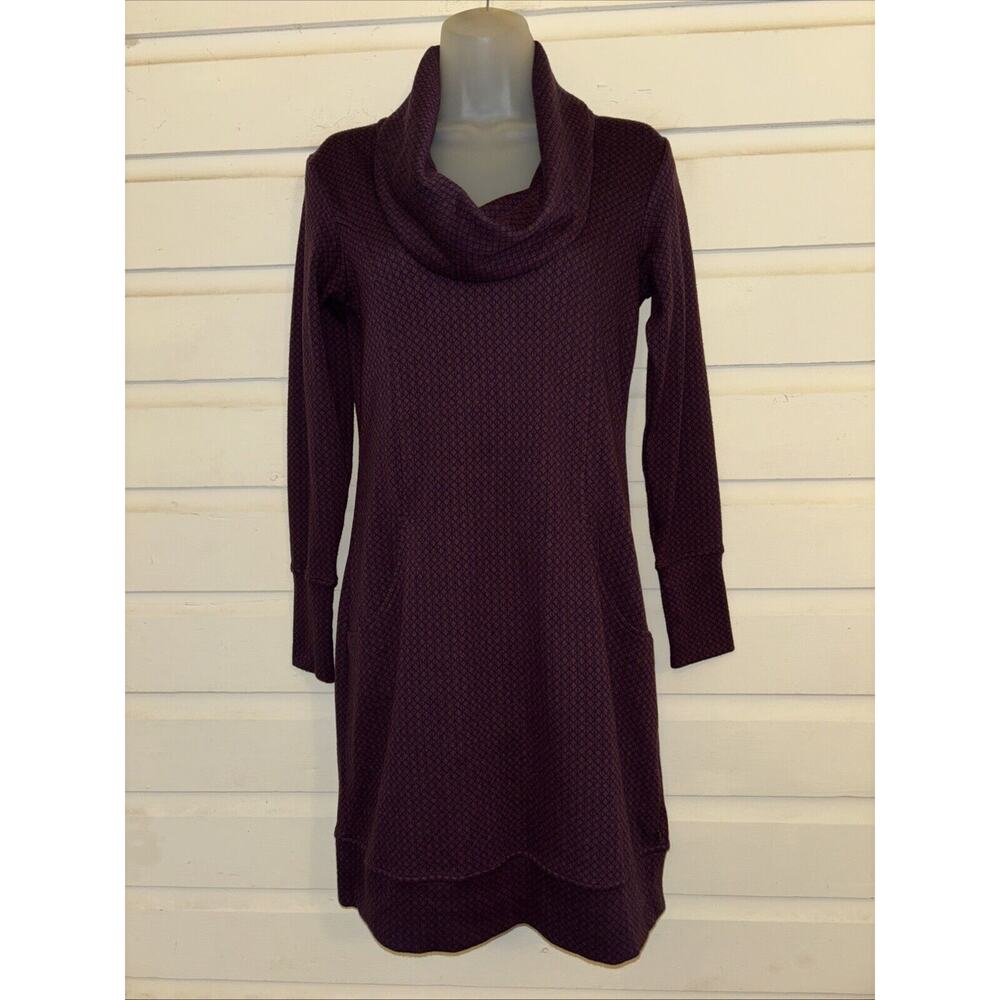Merrell Long Sleeve Cowl Neck Pullover Dress Size S